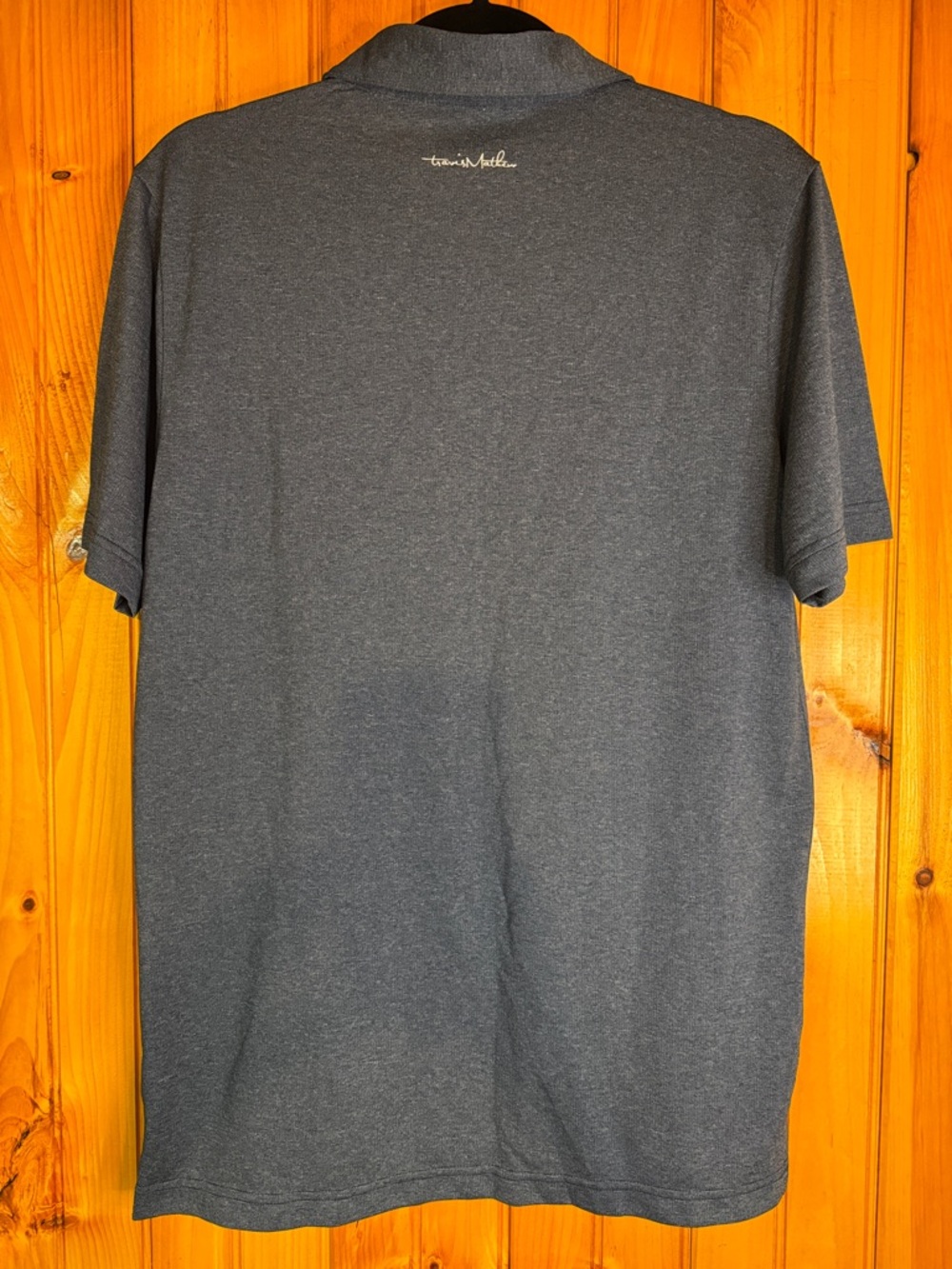 Travis Mathew Men's Charcoal Heather Polo - Picture 10 of 11
